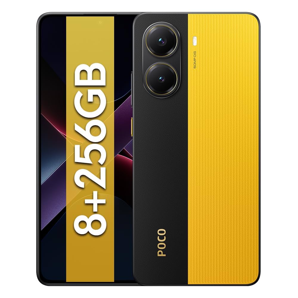 POCO X7 Pro イエロー 8GB RAM 256GB ROM Xiaomi POCO X7 Pro 5G 8GB+256GB YELLOW Dual SIM Unlocked